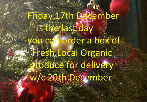 This Friday is the last day to order a box for delivery in Christmas week